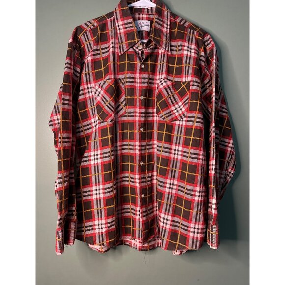 Autumn Attitudes XL Men’s Flannel Shirt Cotton Long Sleeve Fall Casual Preppy - Picture 1 of 7